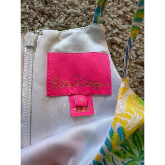 Lilly Pulitzer Margot Pearl Romper/Dress size 2, Built in shorts - Picture 5 of 12